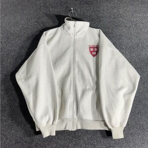 Harvard Gear for Sports White Fleece Jacket XL